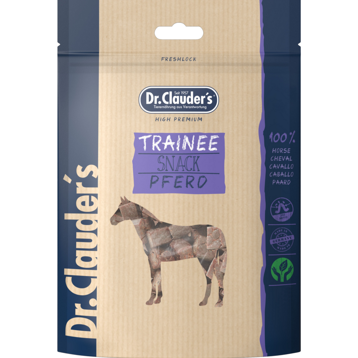 Dr. Clauders Trainee Snack Premium – Pferd 80g