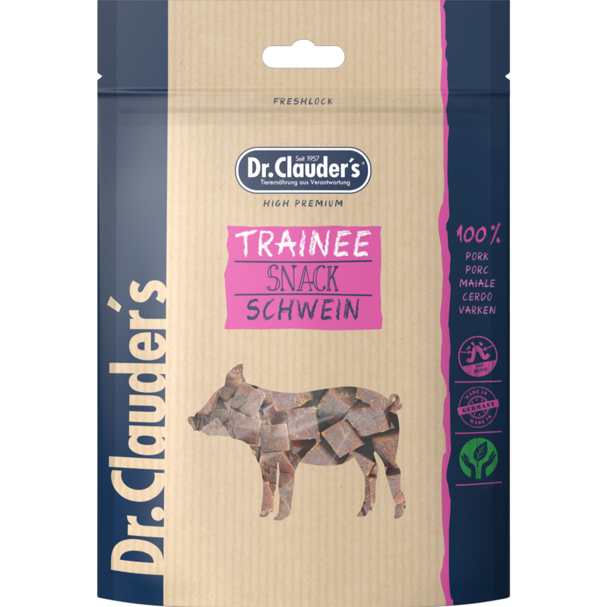 Dr. Clauders Trainee Snack Premium – Schwein 80g