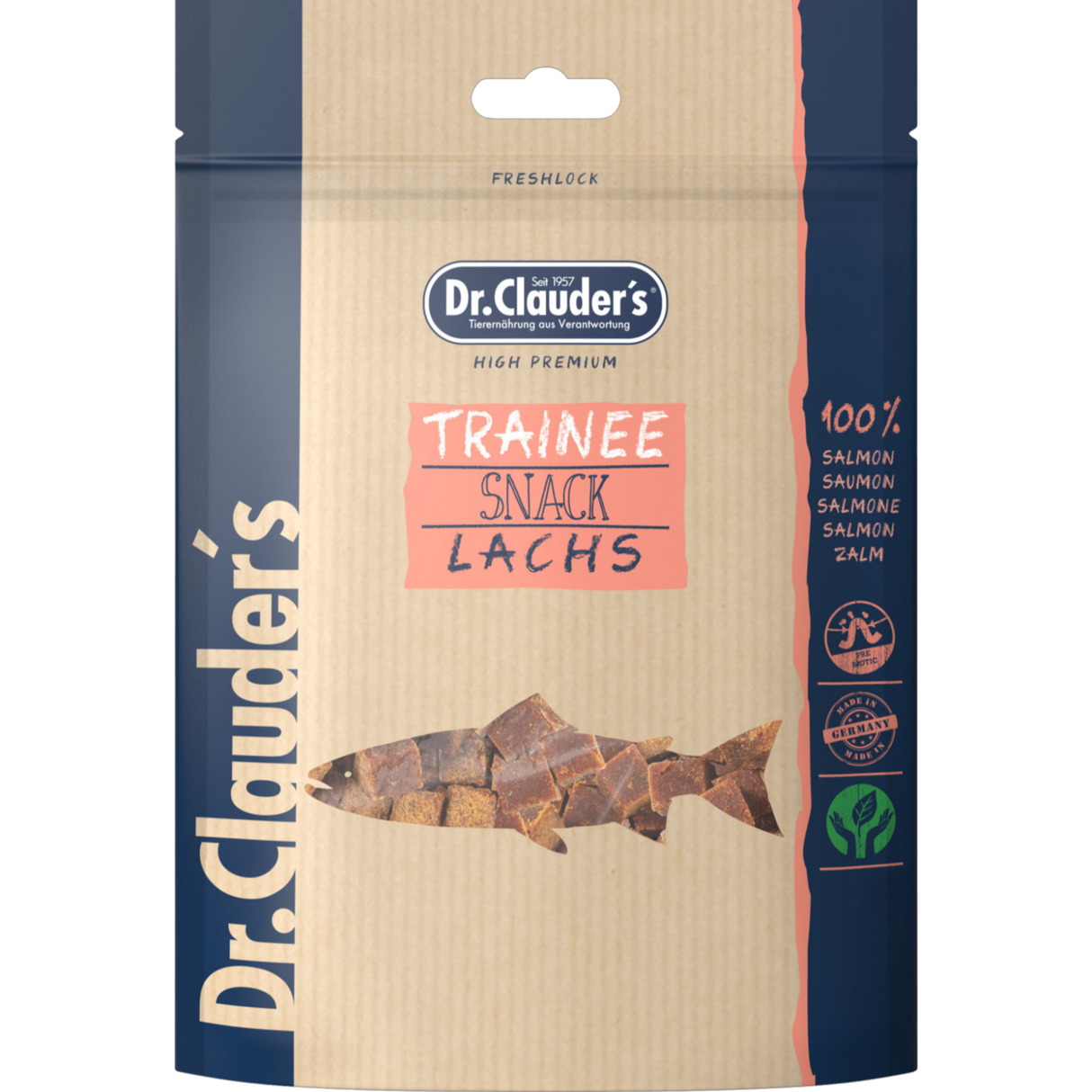 Dr. Clauders Trainee Snack Premium – Lachs 80g