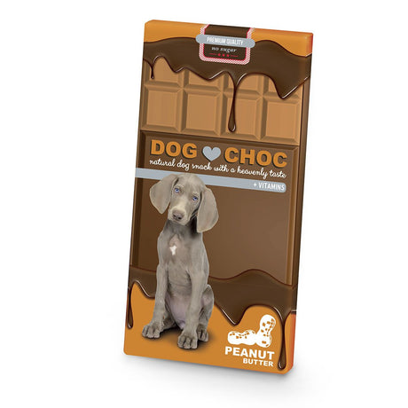 Dog Choc Erdnussbutter Hundeschokolade