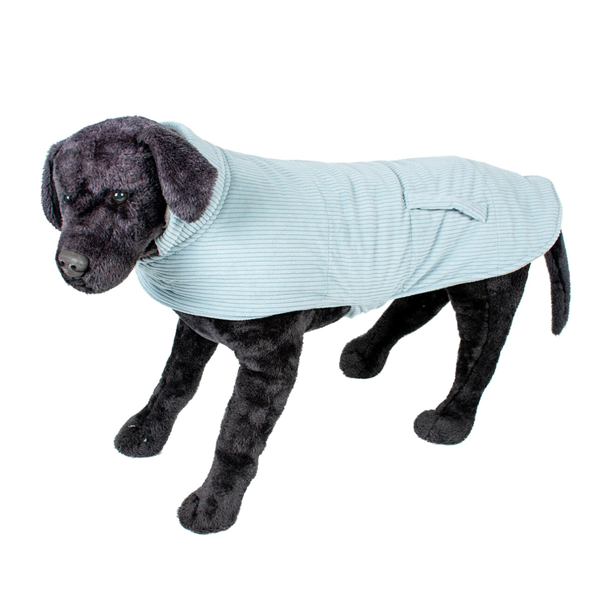 Hundemantel Corduroy grau