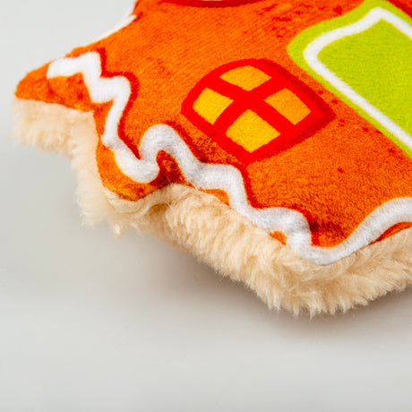 Xmas Fluffy Lebkuchenhaus Katzenspielzeug Weihnachten