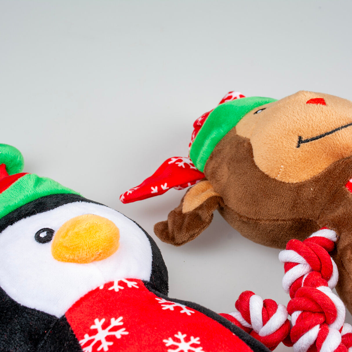 Xmas Plüsch Pinguin oder Rentier für Hunde