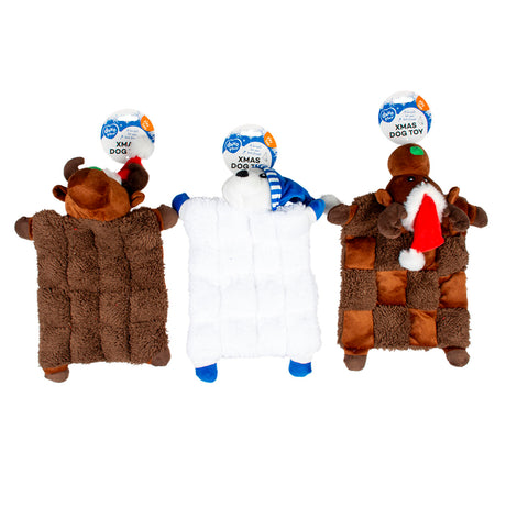 Xmas Plüsch quietschendes Kuscheltier für Hunde