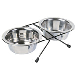 Eat-on-Feet Hunde Napf Set mit Halter
