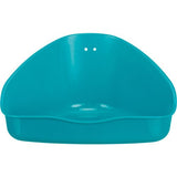 Ecktoilette für Kleintier Käfige – 16x12x7 cm, zufällige Farbe