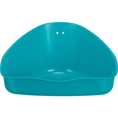 Ecktoilette für Kleintier Käfige – 16x12x7 cm, zufällige Farbe