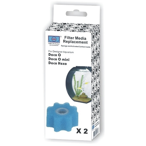 Ersatzteile für AA Aquarium Deco O Komplettset – Ersatzfiltermaterial