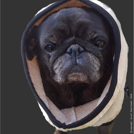 fit4dogs DryUp Cape Trockenmantel für Mops und Co