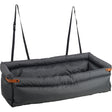 Flamingo Hunde Rückbank Autositz Travis in dunkelgrau – 116 x 60 x 39 cm