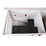 Kaninchenstall Combi 1 Rustic Grau