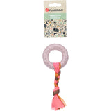 Flamingo Bunty Ring - Spielzeug für Welpen – 17 x 7,3 x 2,1 cm