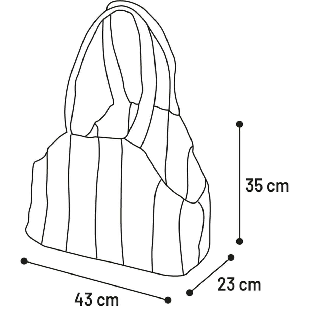 ragetasche Gilian – Sicher & bequem unterwegs! – 43 x 23 x 35 cm