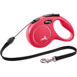 flexi NEW CLASSIC Seil Rollleine – M: 5m, bis zu 20kg, rot