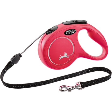 flexi NEW CLASSIC Seil Rollleine – M: 5m, bis zu 20kg, rot