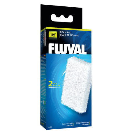 Fluval Filtermedien für U-Serien – Schaumstoff-Filtereinsatz für U2  (6,0 x 13,0 x 1,3 cm)