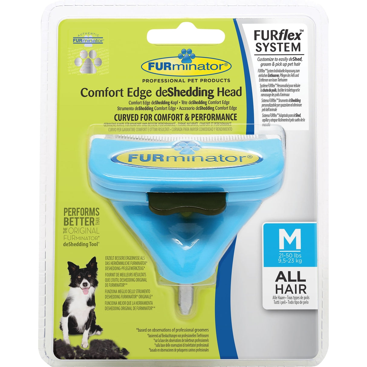 FURflex de Shedding für Hunde – Größe M - nur Kopf