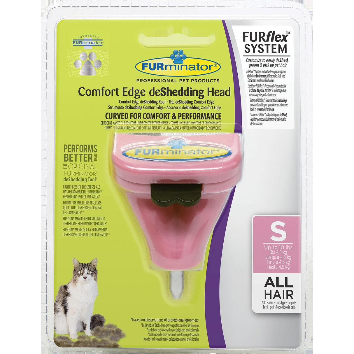 Furminator FURflex de Shedding für Katzen – Größe S - nur Kopf