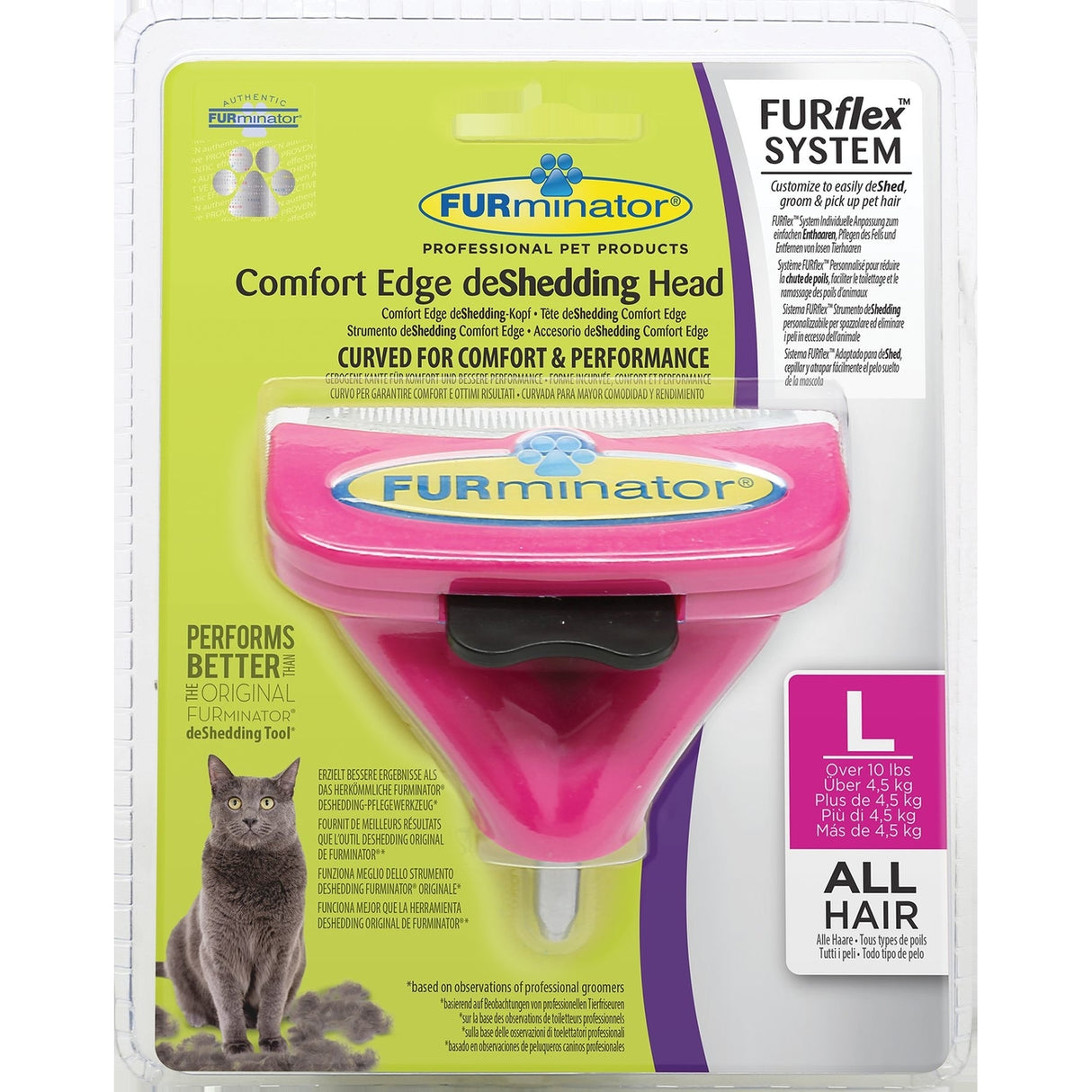 Furminator FURflex de Shedding für Katzen – Größe L - nur Kopf
