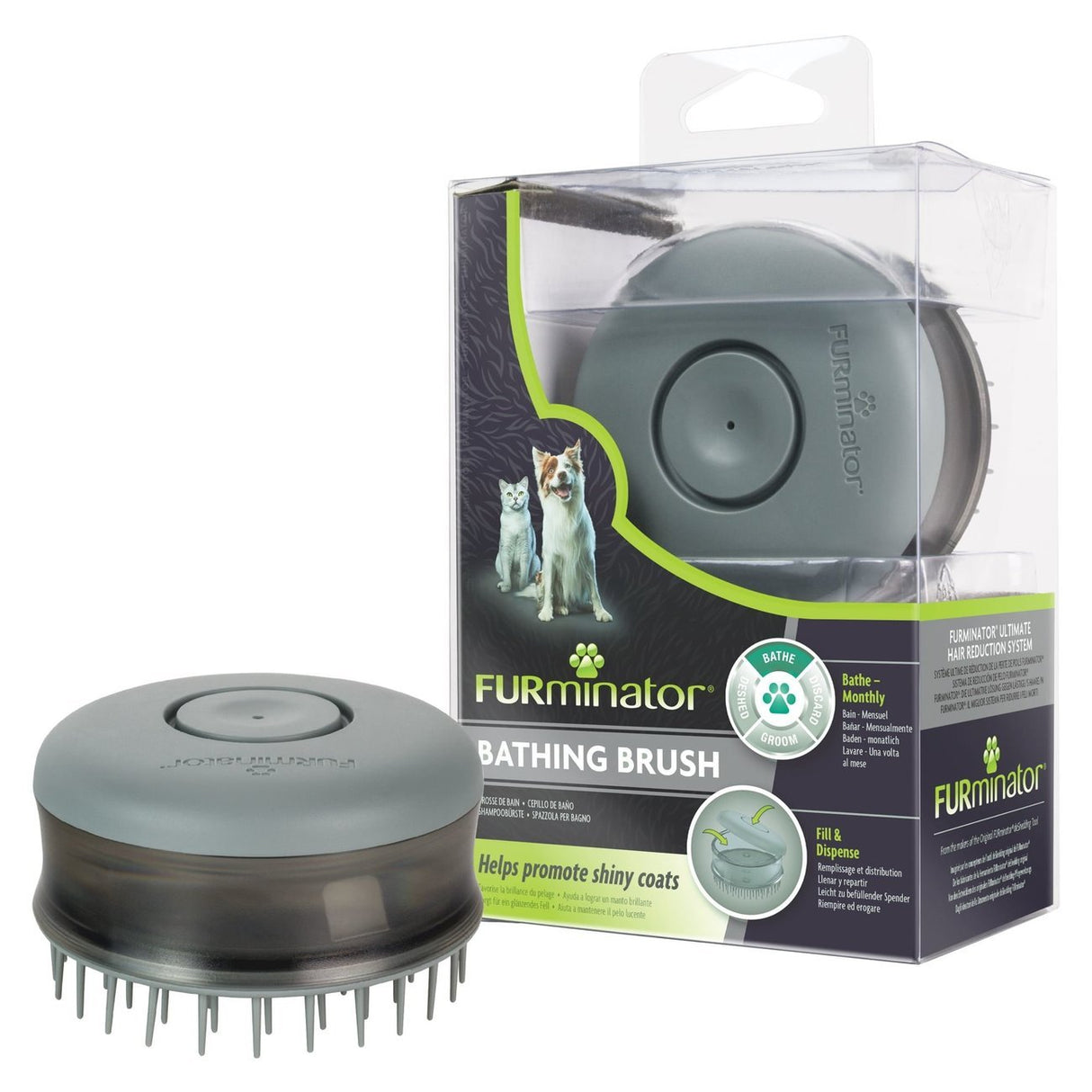 FURminator® Shampoobürste für Hunde und Katzen