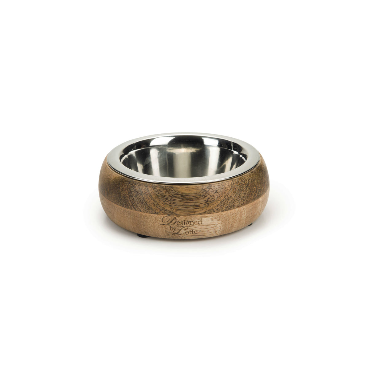 Futternapf MANDIRA aus Holz – ø 13,5 cm, 350 ml