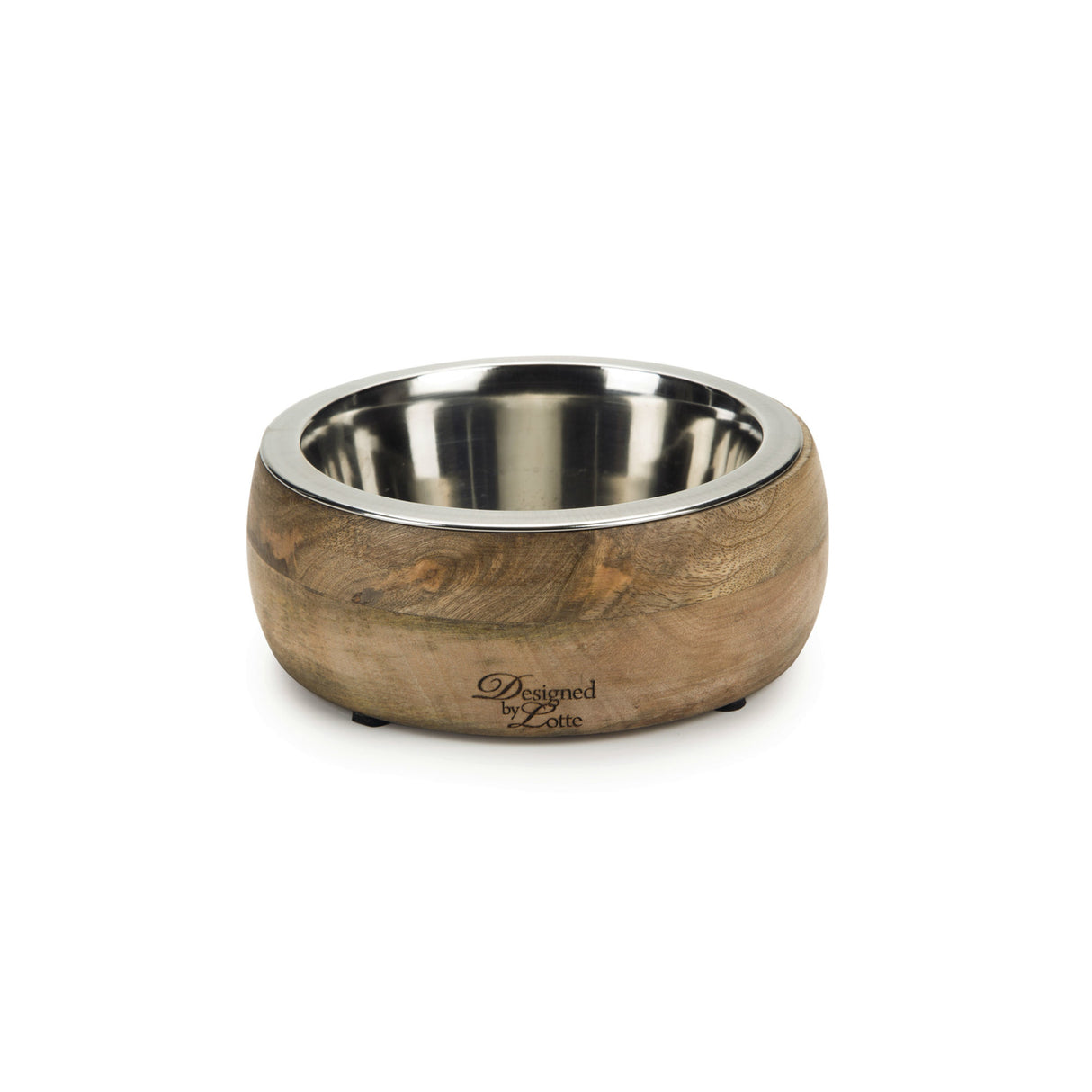 Futternapf MANDIRA aus Holz – ø 16,5 cm, 650 ml