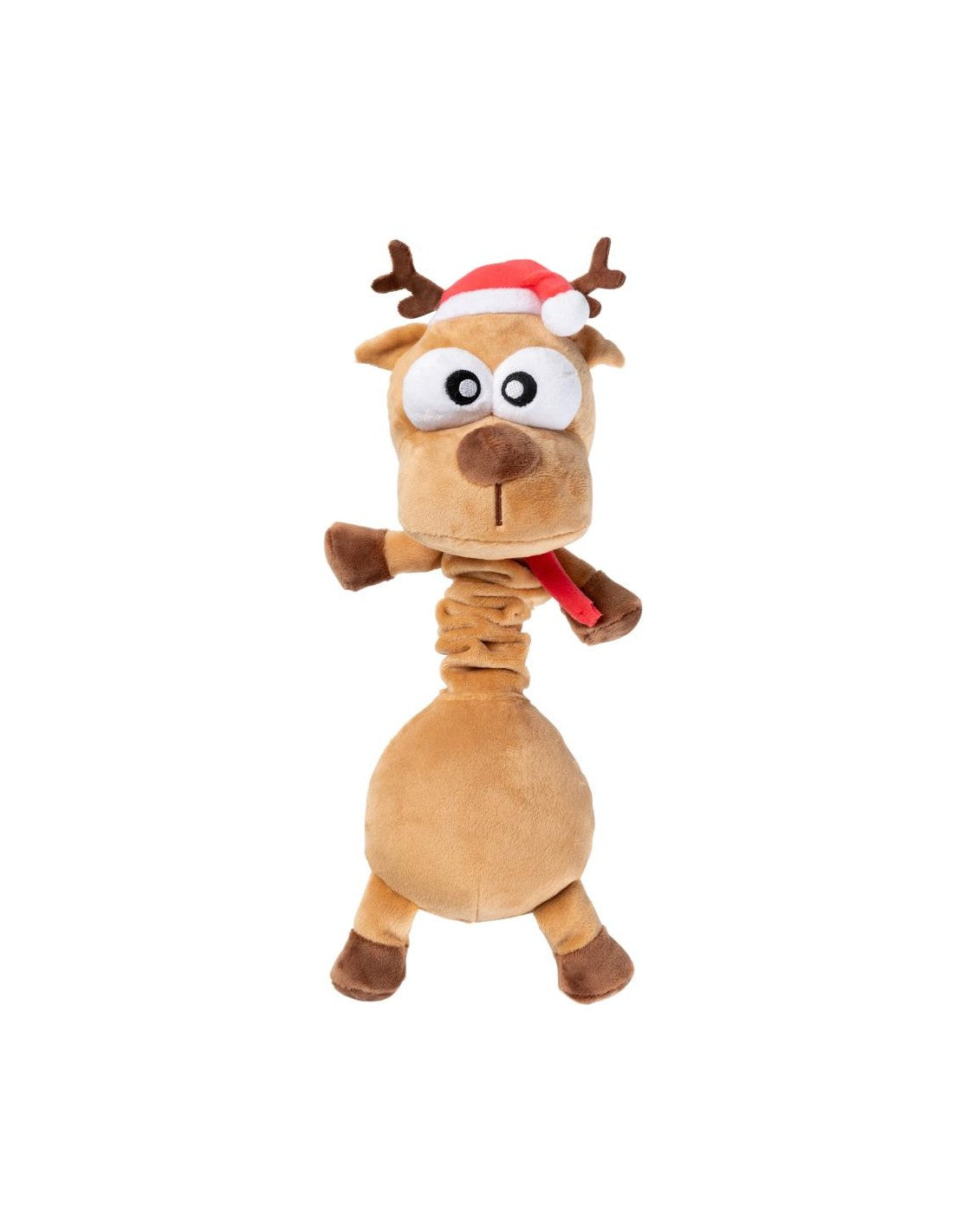 FuzzYard Domineck the Reindeer – Hundespielzeug mit Quietscher