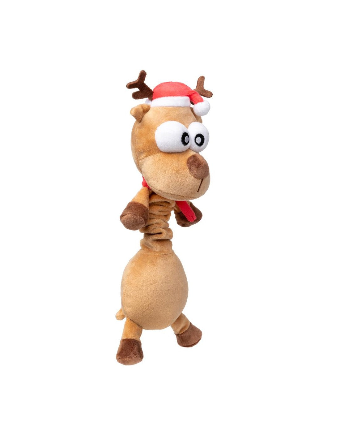 FuzzYard Domineck the Reindeer – Hundespielzeug mit Quietscher