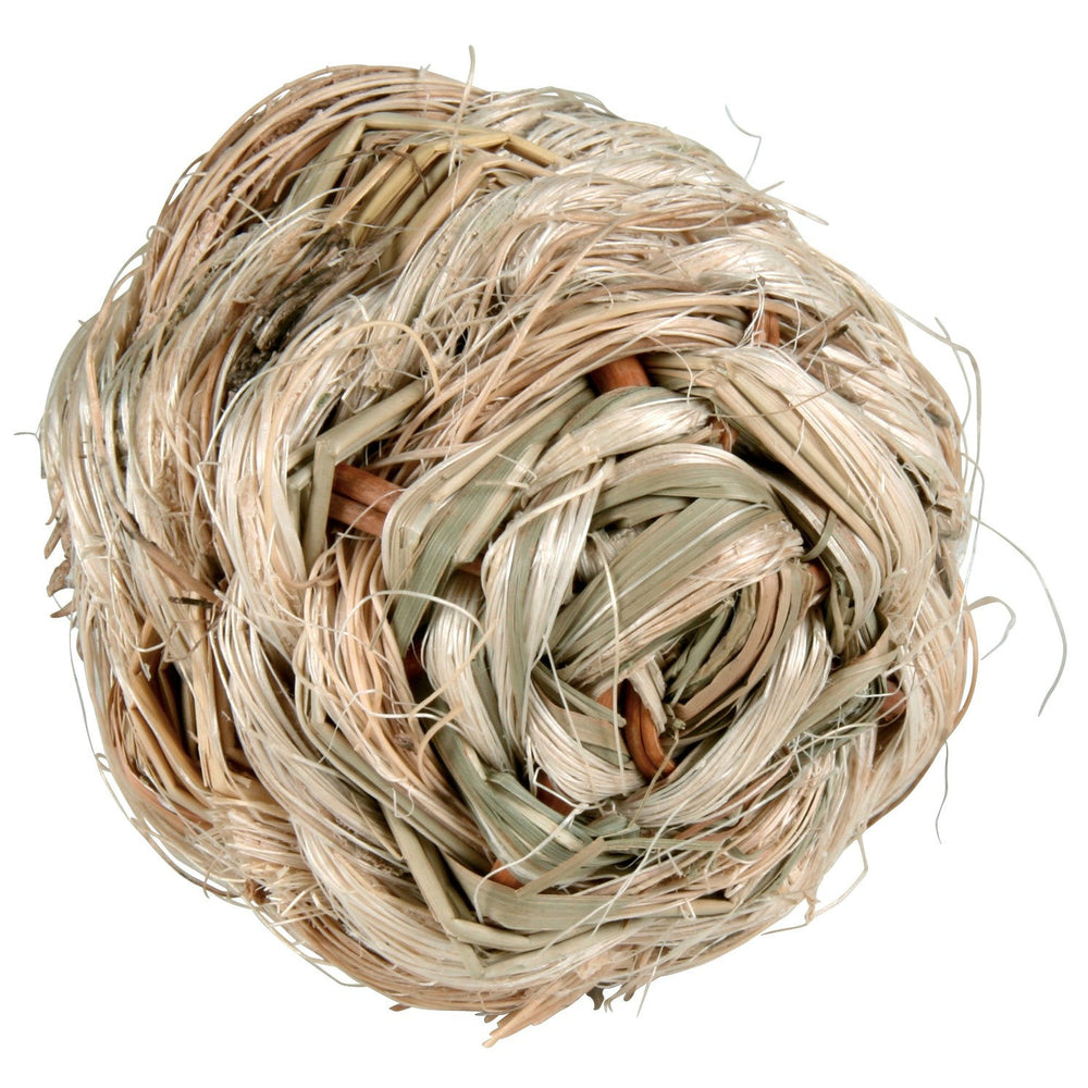 Gras-Ball mit Glocke für Kleintiere – ø 6 cm