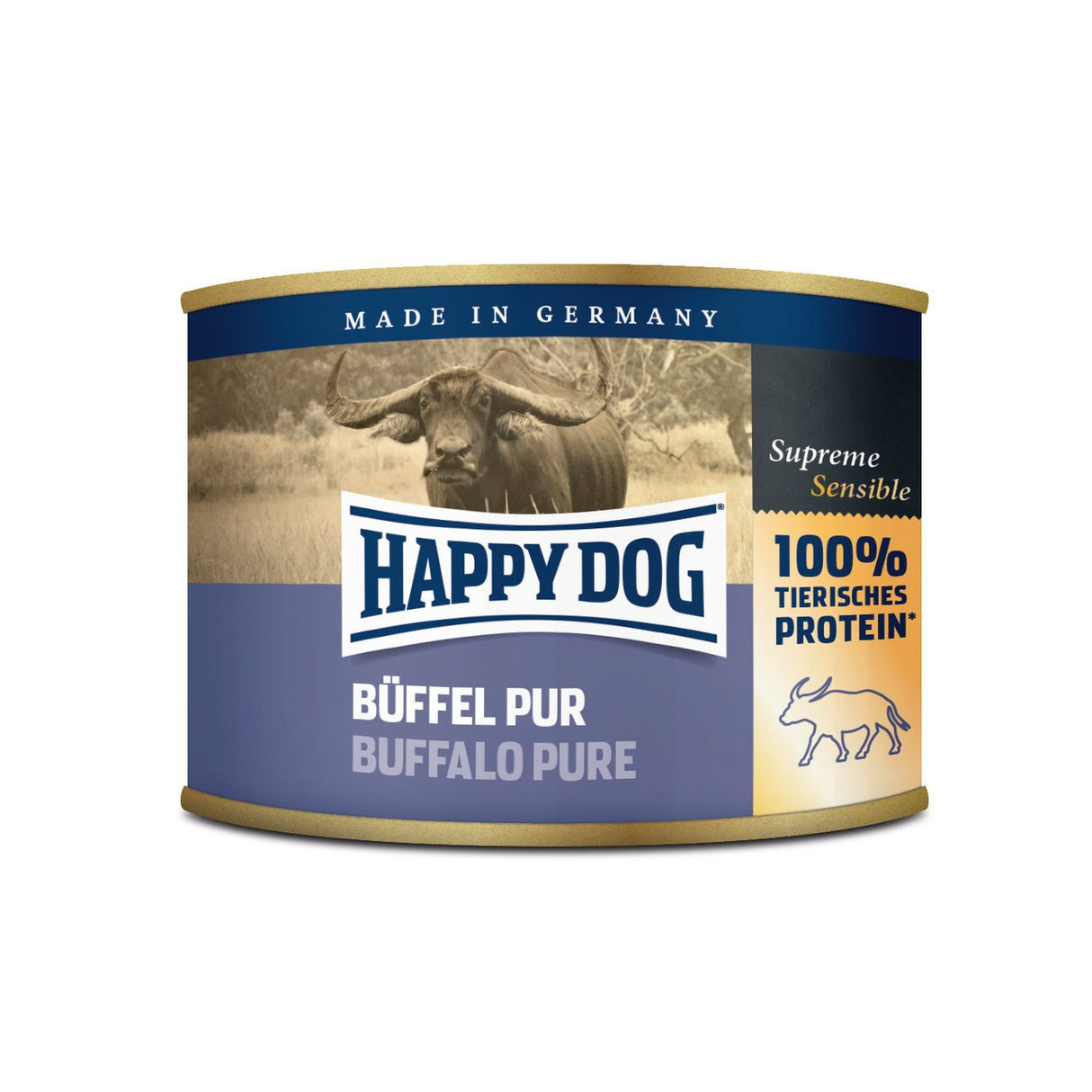 Happy Dog Nassfutter Dosen Büffel Pur