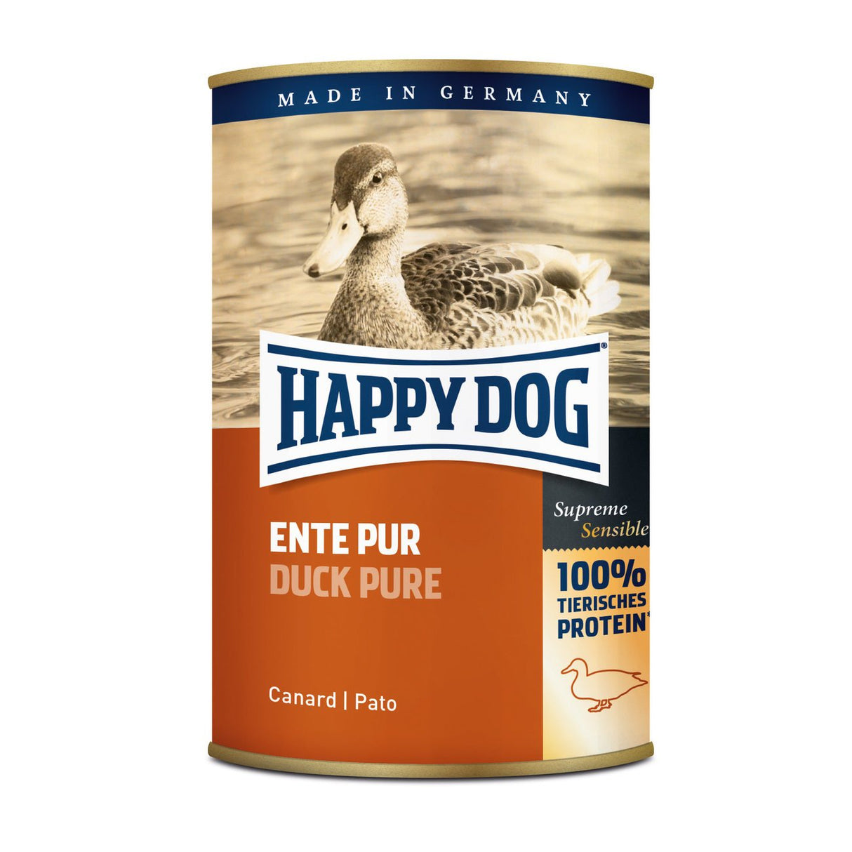 Happy Dog Nassfutter Ente Pur – 12x400g