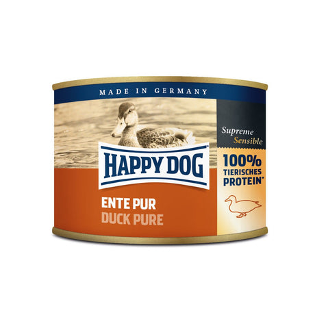Happy Dog Nassfutter Ente Pur – 12x200g