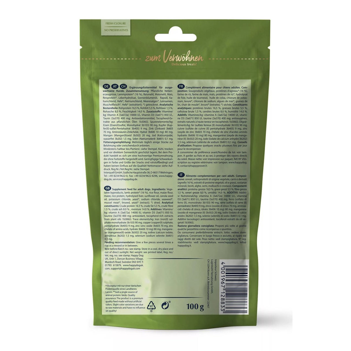 Soft Snack Supreme Neuseeland Lamm Reis – 100g