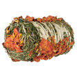 Heuballen mit Kürbis und Karotte