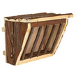 Heuraufe zum Einhängen aus Holz