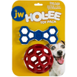 JW Hol-ee Duo Hundespielzeug: Roller & Bone für Spaß & Leckerlis 🐶 – 2er Set