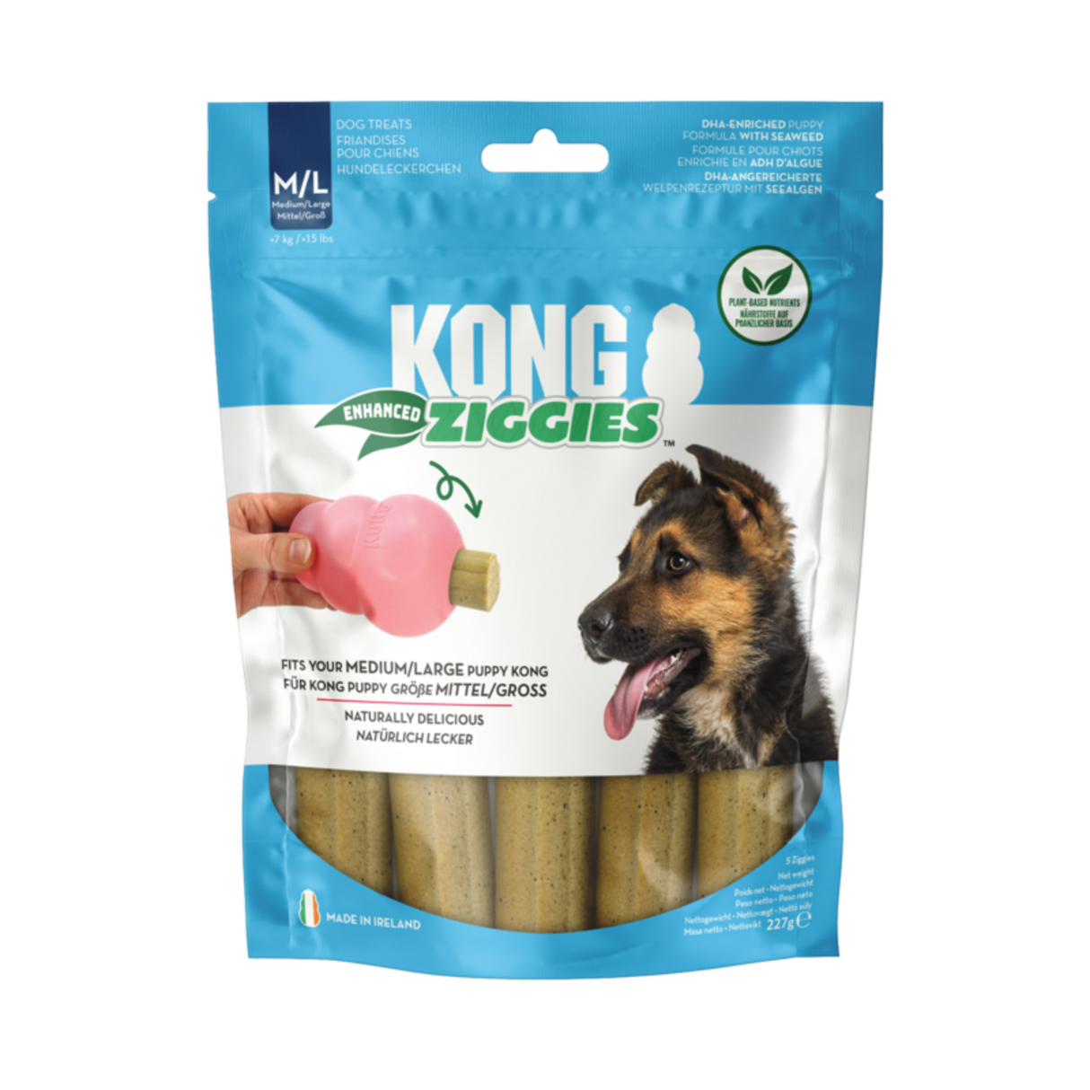 KONG Enhanced Ziggies Puppy Hundesnack – Ziggies Puppy M/L