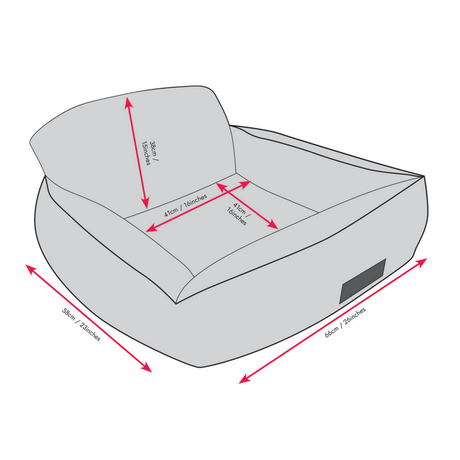 Ultimate Safety Seat & Tether Autositz – Maße: 48 × 50 × 41,5 cm
