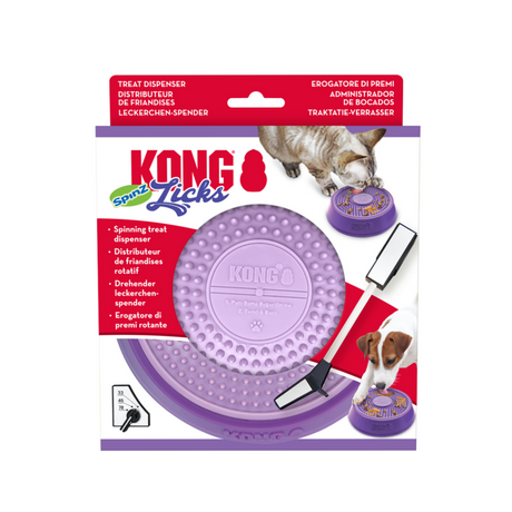 Licks Spinz Drehende Leckplatte Schleckmatte – S: 15,2 x 15,2 x 3,1 cm