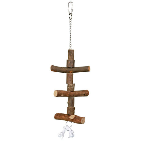 Holzspielzeug für Nymphensittiche und Papageien – 40 cm