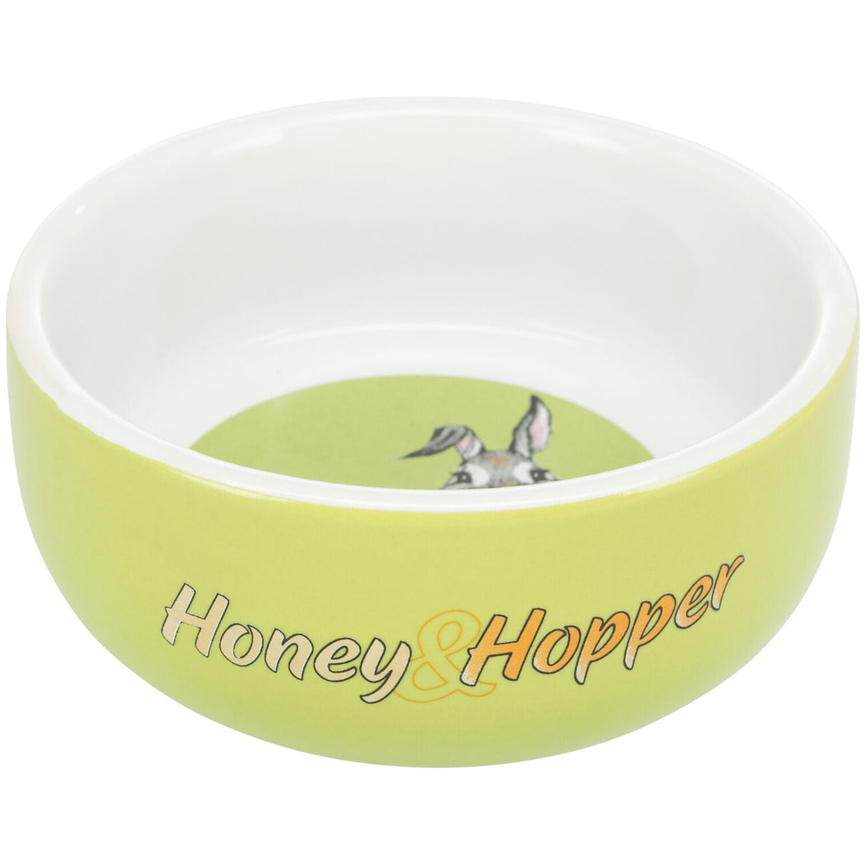 Honey &  Hopper Keramiknapf für Kleintiere – 250 ml, ø 11 cm, zufällige Farbe