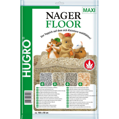Hugro Nagerteppich Nagerfloor Hanfmatte – Maxi 40x100cm