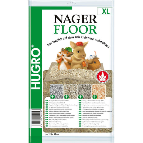Hugro Nagerteppich Nagerfloor Hanfmatte – XL 50x120cm
