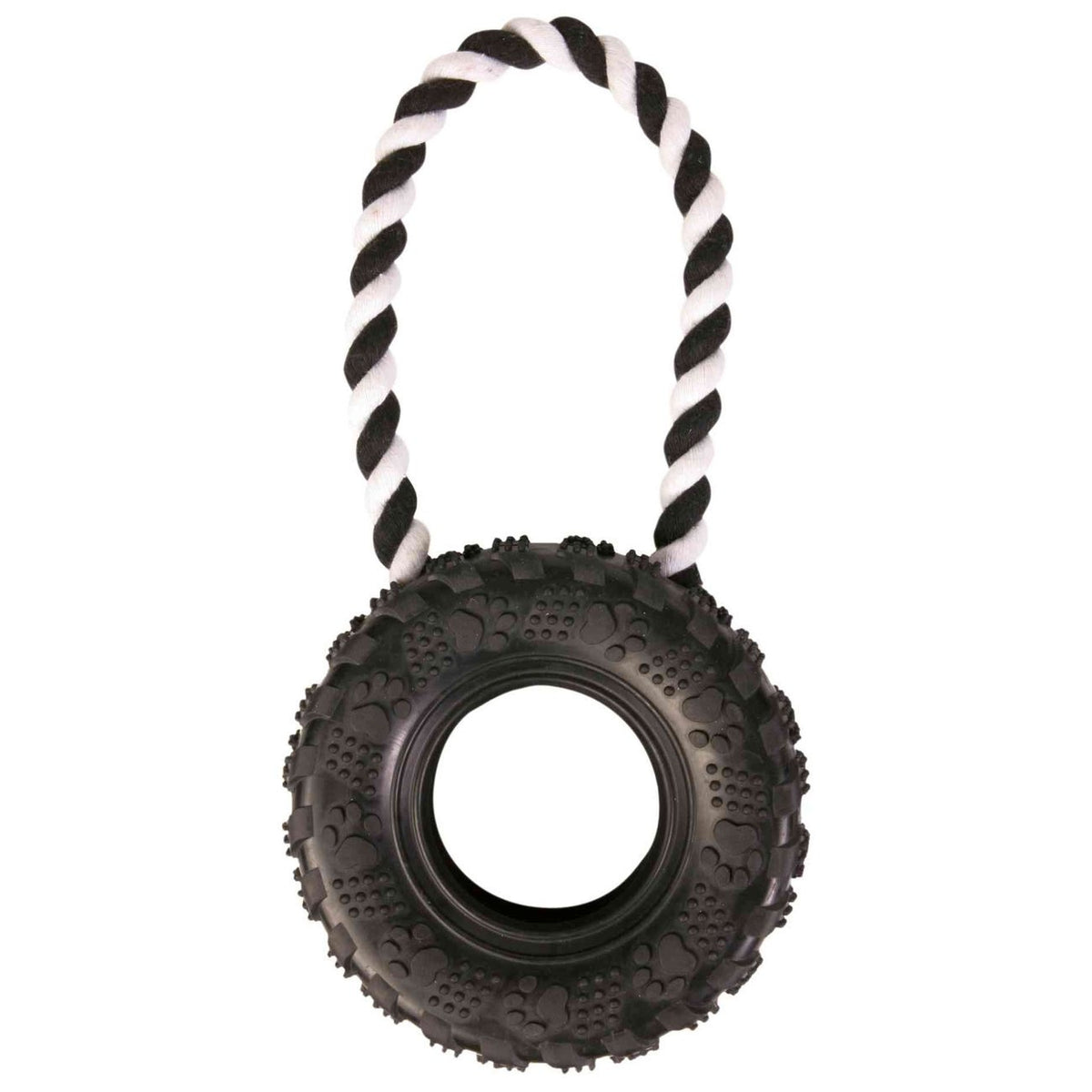 Hunde Reifen, Gummi - ø 15 cm, 31 cm / schwarz