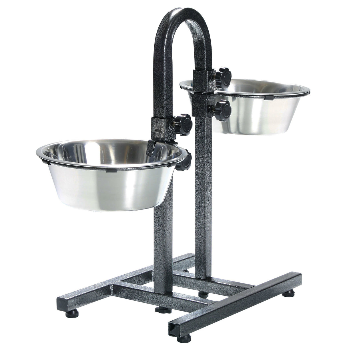 Hundebar mit 2 Edelstahlnäpfen