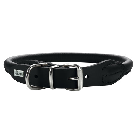 Hunter Hundehalsband Round & Soft Leder