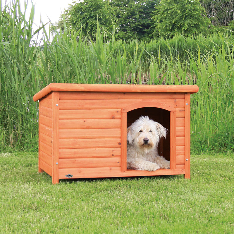 Trixie Hundehütte Natura mit Flachdach