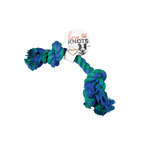 Hundekauseil mit 2 Knoten – L: 22 cm (80 g)