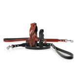 Hundeleine Twist aus Leder