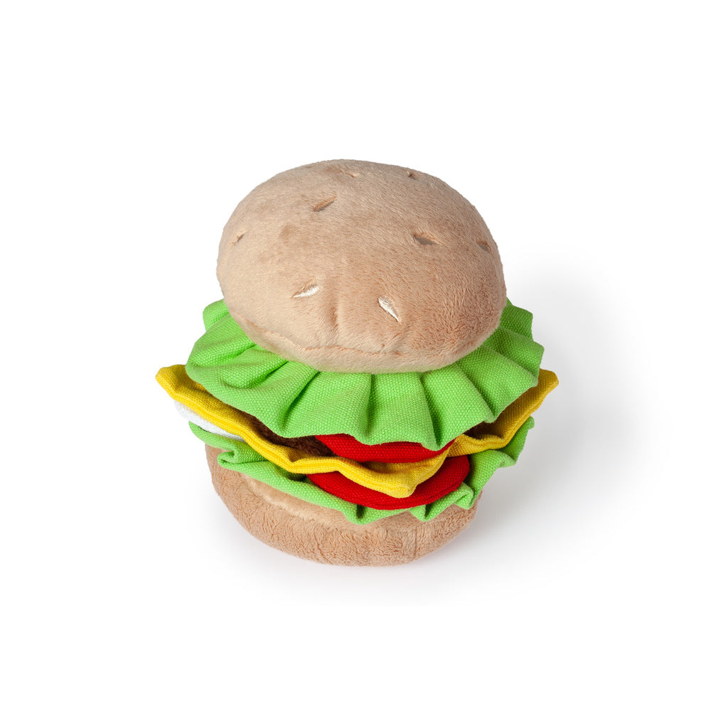 Hundespielzeug aus Plüsch Burger